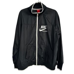 Nike Sportswear Women’s Track Jacket XL Black Windrunner Zip-Up (886946-010)